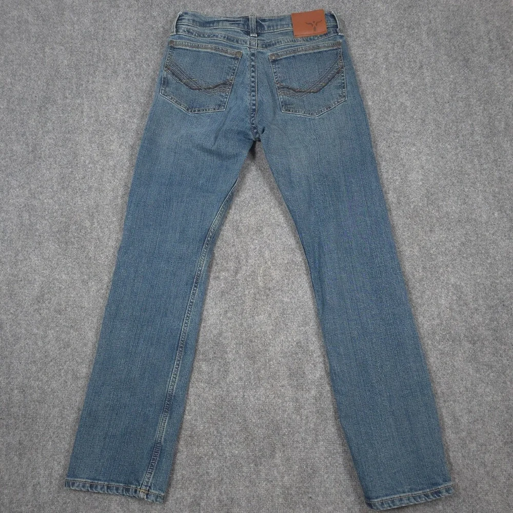 Wrangler 20X Jeans Mens 28x32 Blue Western Slim Straight Style 44 Whiskered